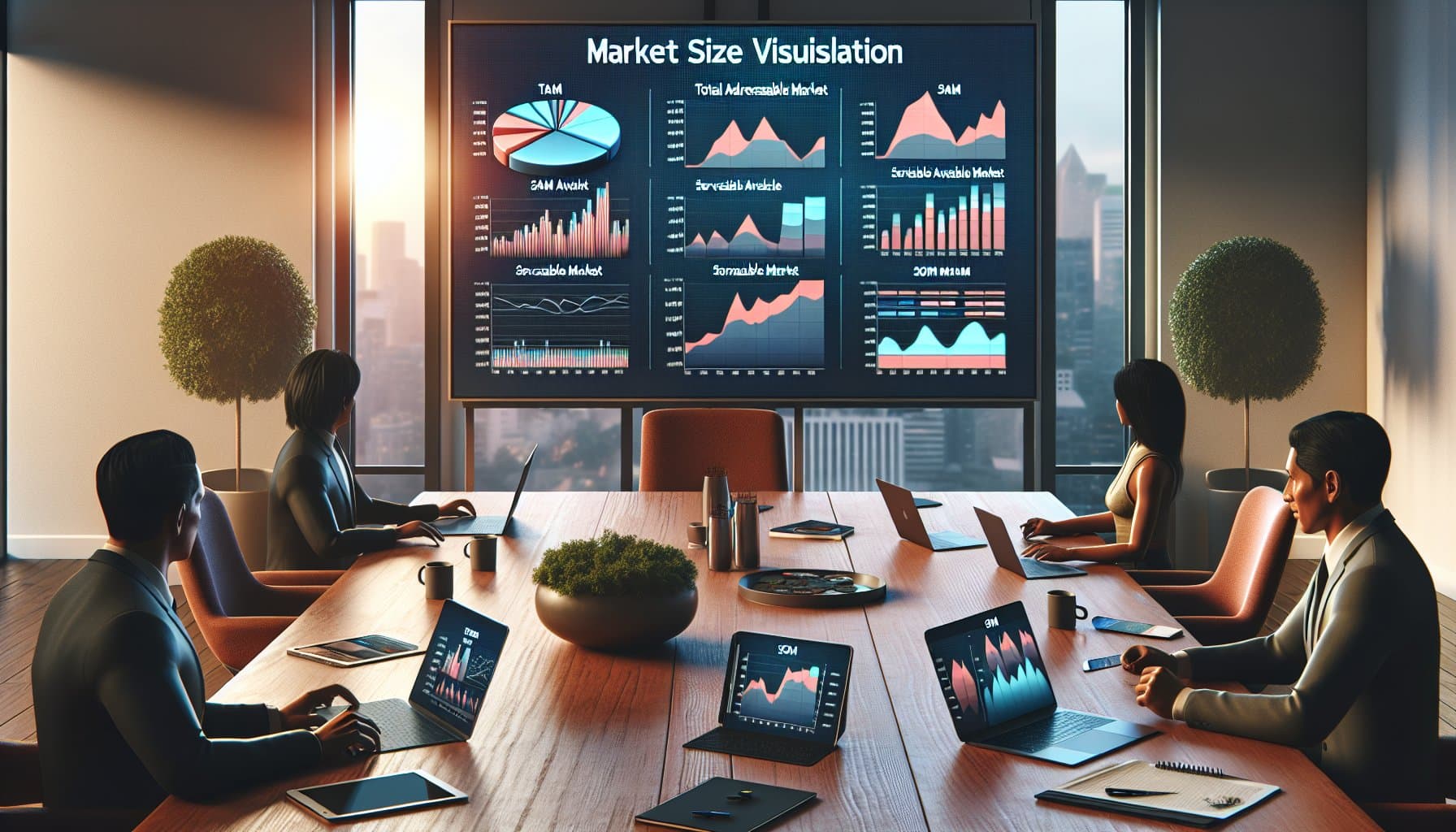 Market Size Visualization: TAM SAM SOM Charts That Actually Make Sense