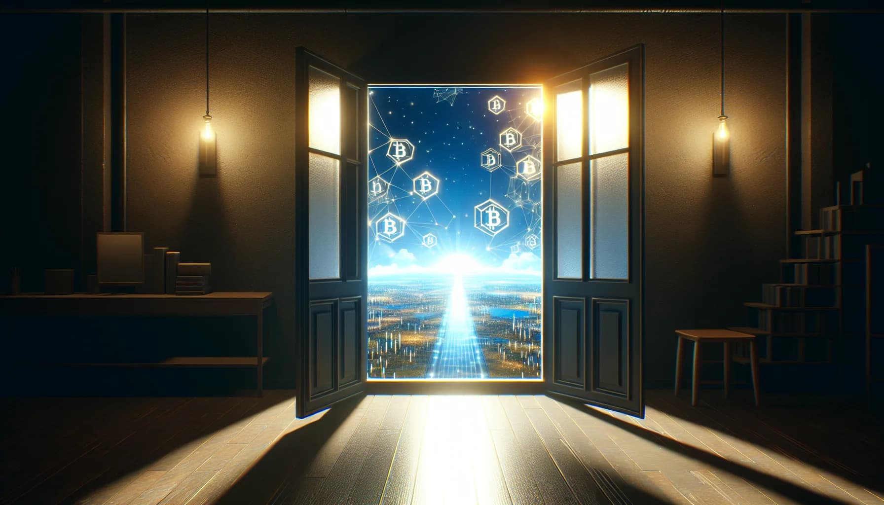 Blockchain Pitch Deck Template: Token Economics and DeFi Business Model Slides