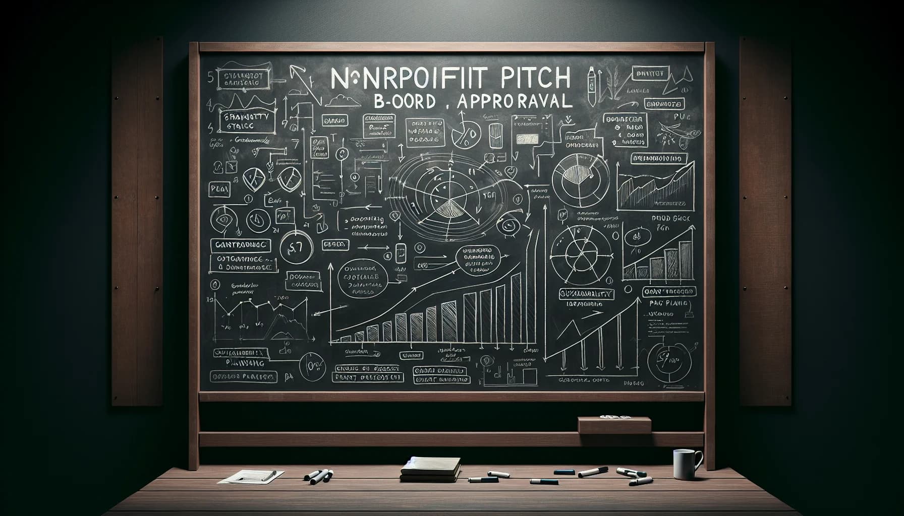 Nonprofit Pitch Deck for Board Approval: Grant Strategy and Sustainability Planning